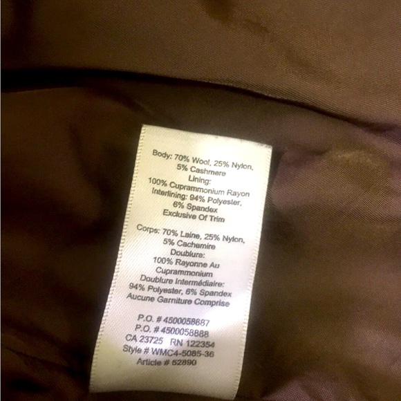 Wilfred Aritzia Borda Wool Hooded Coat in classic Deep Camel/ Tan - Picture 2 of 5